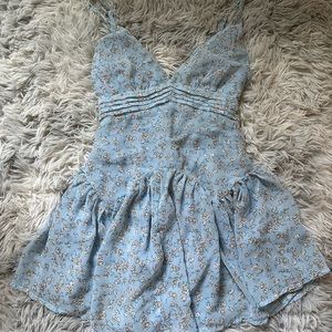 Sundae Muse Amanda Dress/Romper in Baby Blue